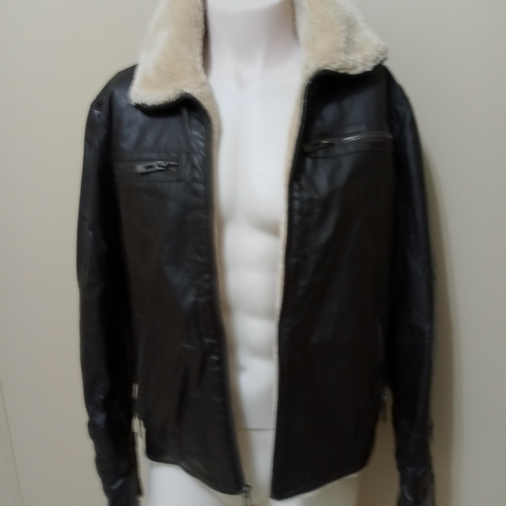 Faux Leather Jacket in excellent condition!